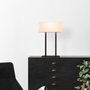 Opviq Salihini MR-616 Lámpara de Mesa Blanco y Negro
